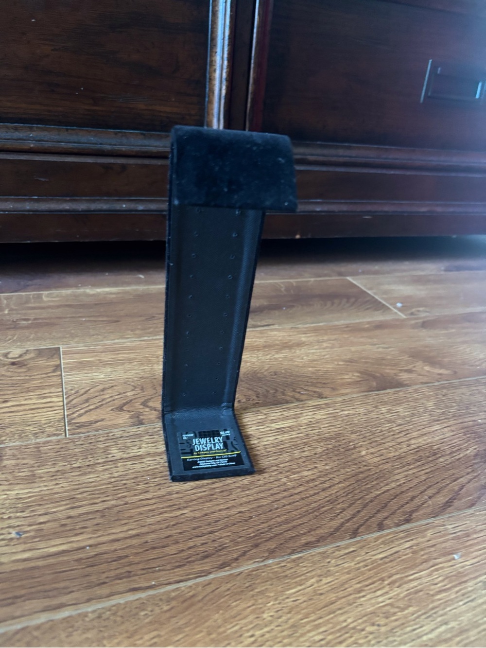 Black Velvet Jewelry Display Stand - Picture 2 of 4